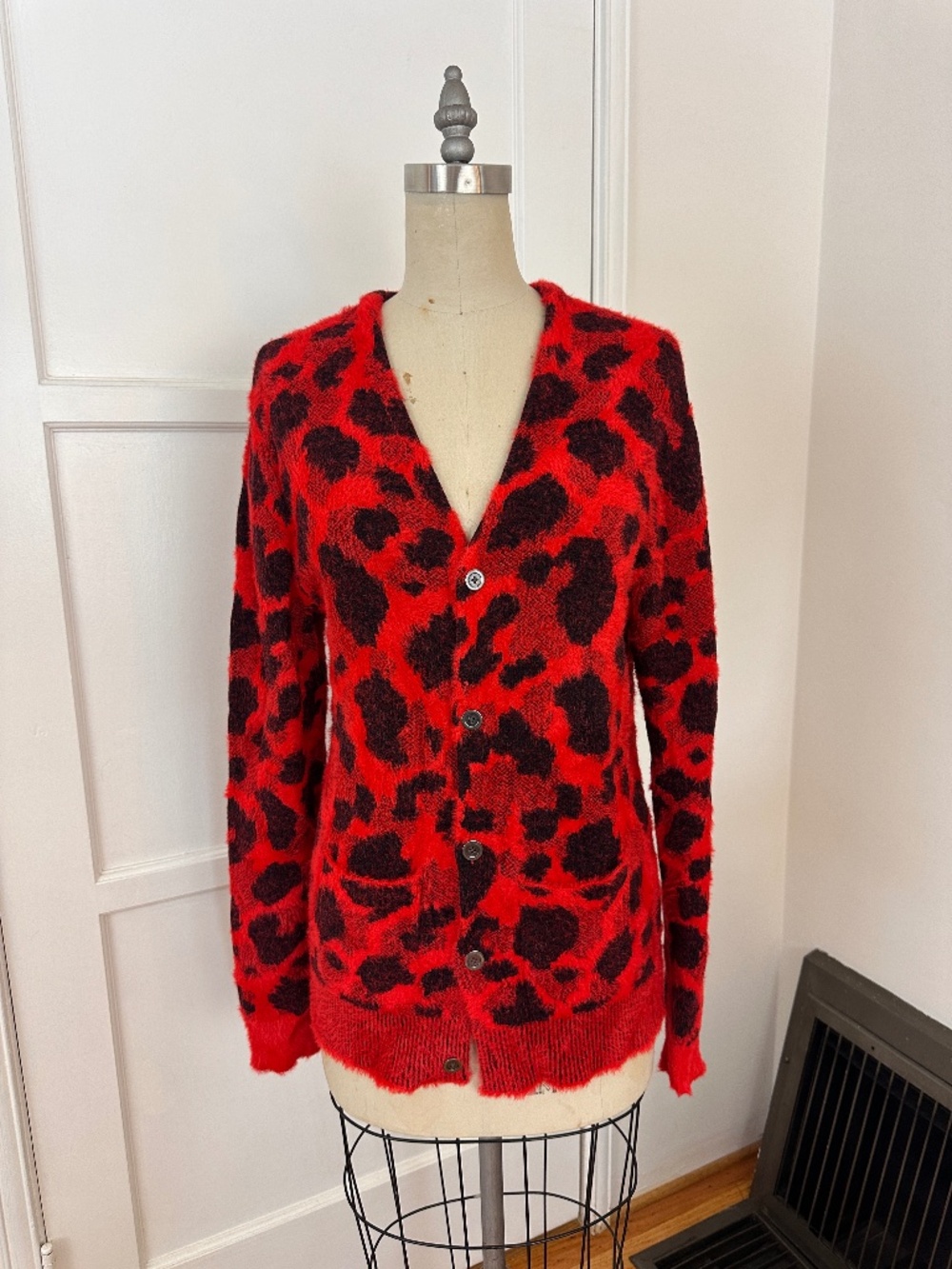 I.N.C. spotted cardigan